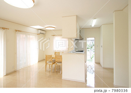 さわやかなリビングダイニング 7980336
