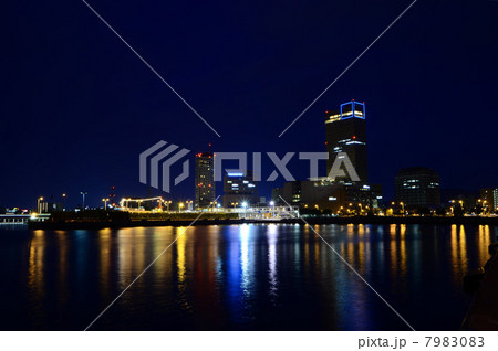高松港 夜景 高松港 夜景 7983083