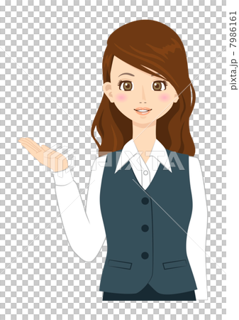 説明をする女性 7986161