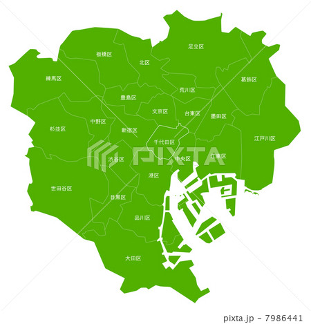 東京 23区 地図 東京 23区 地図 7986441