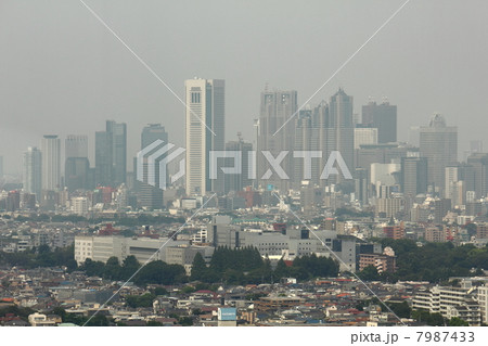 世田谷からの展望風景(新宿方面) 7987433