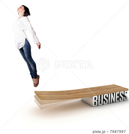 Flying girl 7987997