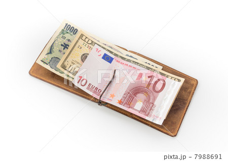 千円札・10ドル札・10ユーロ札 7988691