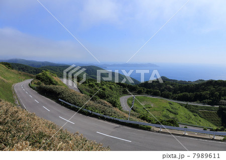 津軽半島　龍飛崎　竜泊ライン 7989611