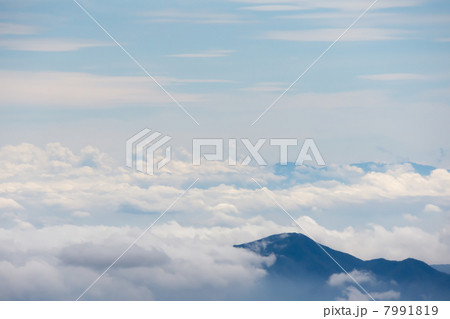 日光白根山山頂から望む雲海 日光白根山山頂から望む雲海 7991819