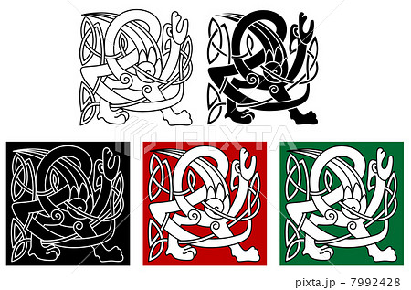 Abstract celtic gryphon Abstract celtic gryphon 7992428