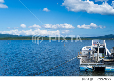 シジミ漁の十三湖 - 青森県 シジミ漁の十三湖 - 青森県 7992655