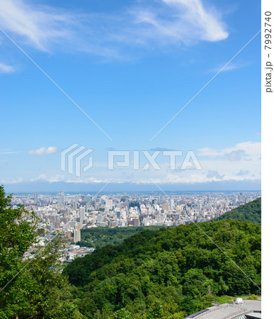 札幌大倉山遊歩道からの眺め 7992740