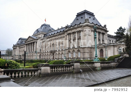 王宮　街並み　ブリュッセル 7992952