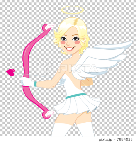 Smiling Cupid Angel Woman Smiling Cupid Angel Woman 7994035