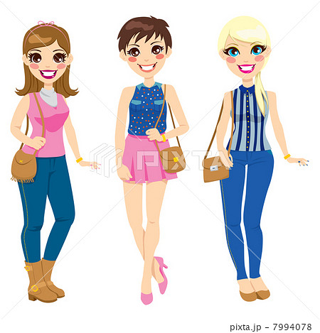 Beautiful Fashionable Girls Beautiful Fashionable Girls 7994078