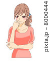 悩む女性 8000444
