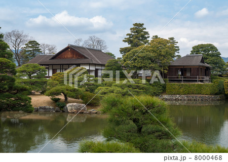 桂離宮　古書院と月波楼 8000468