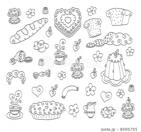 Doodle food set 8000705