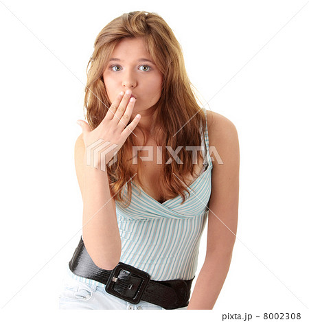 Suprised young woman 8002308