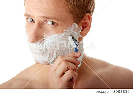 Man shaving Man shaving 8002856