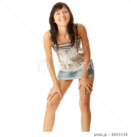 Beautiful sexy woman in silver dancing Beautiful sexy woman in silver dancing 8003156