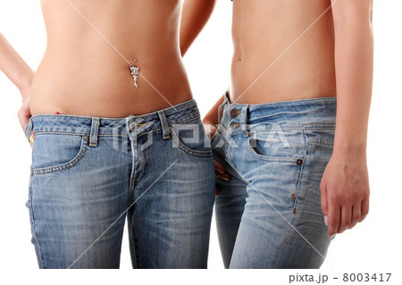Close up of a two beautiful womans waist Close up of a two beautiful womans waist 8003417