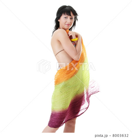 Young woman in colorfull bikini 8003632
