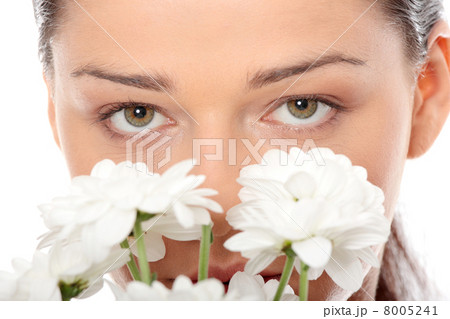 Portrait of the attractive girl without a make-up Portrait of the attractive girl without a make-up 8005241
