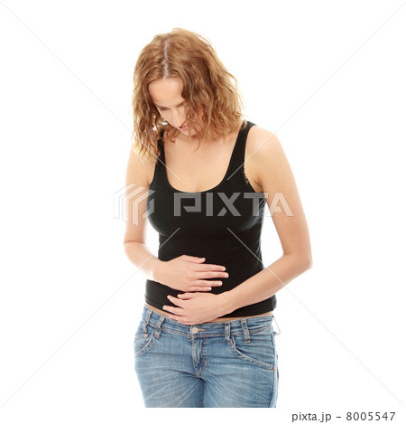 Woman with stomach issues Woman with stomach issues 8005547