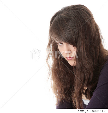 Young teen woman with depression Young teen woman with depression 8006619