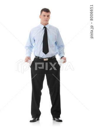 Sad and broke business man Sad and broke business man 8006651
