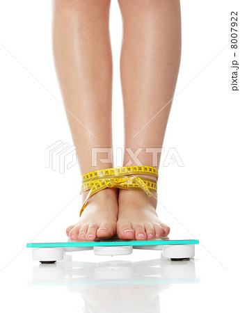 Female legs on scale Female legs on scale 8007922