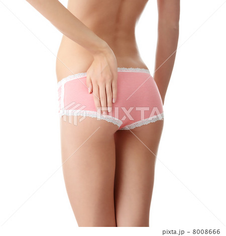 Woman with hand on her buttock Woman with hand on her buttock 8008666