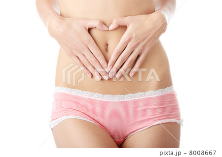 Woman forming heart shape 8008667