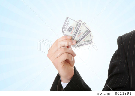 Hand with dollars 8011391