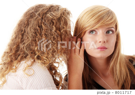 Two happy young girlfriends 8011717