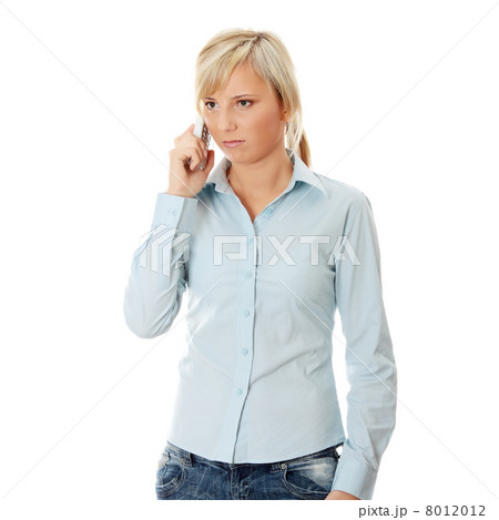 Woman with wireless phone Woman with wireless phone 8012012