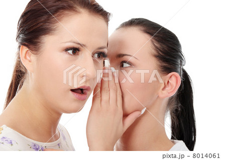 Two happy young girlfriends 8014061