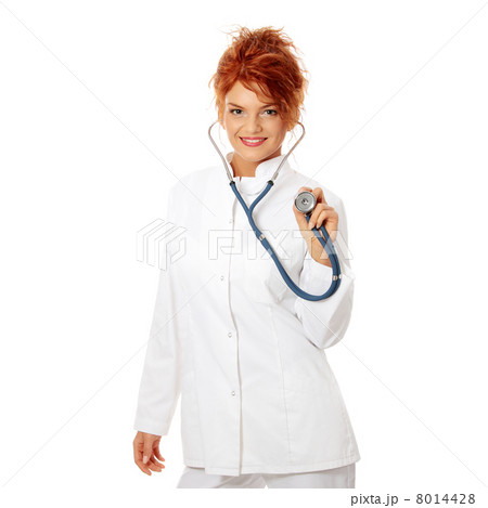 Smiling medical doctor or nurse 8014428