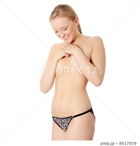 Topless young caucasian woman Topless young caucasian woman 8017059