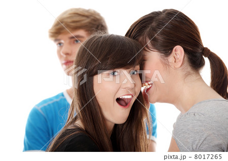 Two girls talking Two girls talking 8017265