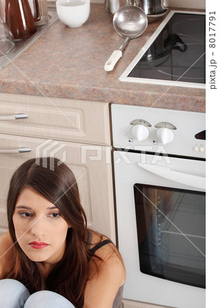 Depressed young woman Depressed young woman 8017791