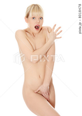 Beautiful young caucasian woman caught naked 8018478