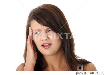 Young woman with headache Young woman with headache 8019006