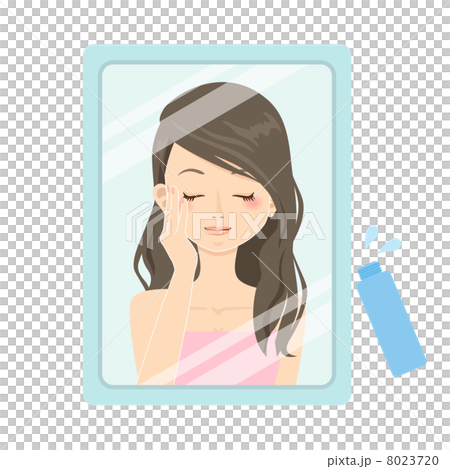 女人穿著化妝水 8023720