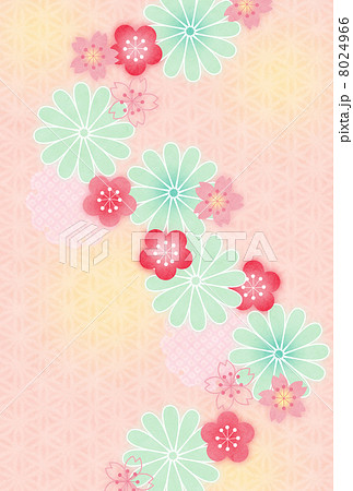 和風花背景 和風花背景 8024966