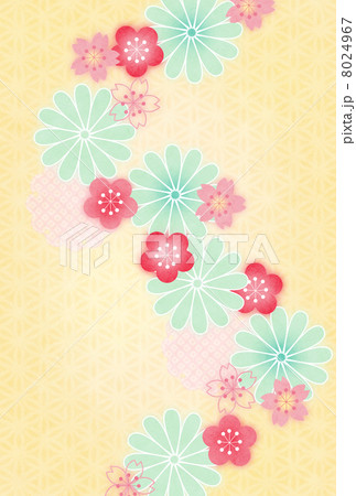 和風花背景 和風花背景 8024967