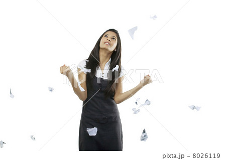 Woman feeling triumphant Woman feeling triumphant 8026119