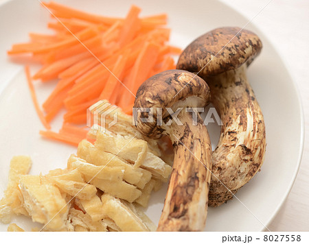 松茸ご飯の具材　 8027558