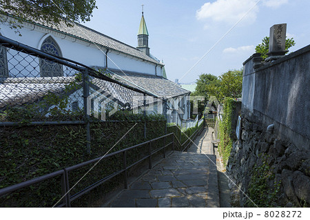 大浦天主堂と祈念坂 8028272