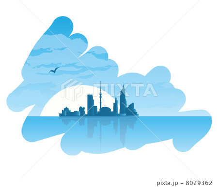 Vector seascape 8029362