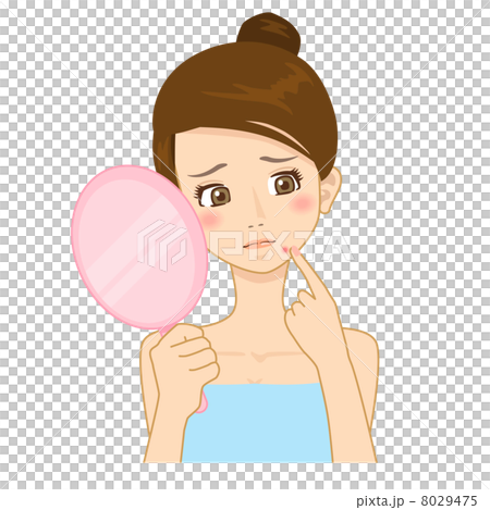 Women who suffer from acne [Anime-style series] 8029475