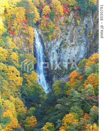 紅葉の澗満滝 8030791