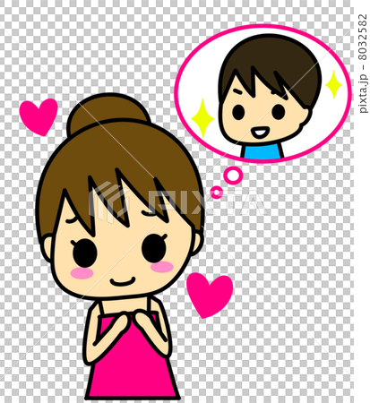恋愛　女性 8032582
